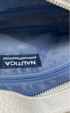Load image into Gallery viewer, Nautica Womens White Blue Adjustable Strap Inner Pockets Crossbody Bag