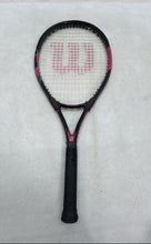 Load image into Gallery viewer, Wilson Hope Womens Black And Pink Comfort Grip Pro Tennis Racquet
