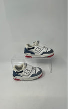 Load image into Gallery viewer, New Balance Kids 550 IHB550CN White Black Red Blue Sneaker Shoes Size 7