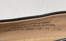 Load image into Gallery viewer, Authentic Tory Burch Womens Fairford Black Leather Ballet Flats Size 8.5M