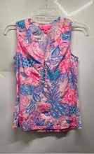 Load image into Gallery viewer, Lilly Pulitzer Womens Essie Multicolor Floral Sleeveless Blouse Top Size S