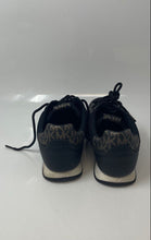 Load image into Gallery viewer, Michael Kors Womens Monique Black Beige Monogram Print Sneaker Shoes Size 7.5M