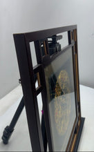 Load image into Gallery viewer, Chinese Embroidered Silk Dragon Medallion Framed Art Table Desk Screen Stand