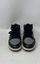 Load image into Gallery viewer, Nike Boys Air Jordan 1 Mid 640734-096 Black Gray White Sneaker Shoes Size 1Y