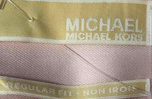 Load image into Gallery viewer, Michael Kors Mens Light Pink Regular Fit Non Iron Dress Shirt Size 17 34/35