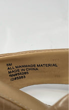 Load image into Gallery viewer, Express Womens Brown Leather Slip-On Open Toe Slide Sandals Size 8 M