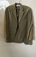 Load image into Gallery viewer, Boss Hugo Boss Mens Green Long Sleeve Notch Lapel Three-Button Blazer Size 52