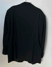Load image into Gallery viewer, Cezan Mens Black Notch Lapel Pockets Single Breasted Three-Button Blazer No Size