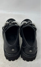 Load image into Gallery viewer, Karl Lagerfeld Womens Gemsy Black Leather Embellished Slip-On Loafer Shoes Sz 5M