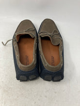 Load image into Gallery viewer, Saks Fifth Avenue Mens Green Blue Slip-On Loafers Shoes Size 11.5M