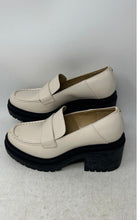 Load image into Gallery viewer, Michael Kors Womens Cream Black Leather Slip-On Loafers Shoes Size 7.5M