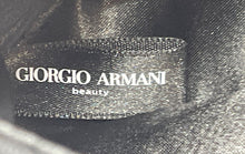 Load image into Gallery viewer, Giorgio Armani Beauty Womens Black GA Logo Magnetic Cosmetic Clutch Purse