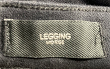 Load image into Gallery viewer, Express Womens Black Denim Distressed Mid-Rise Legging Skinny Leg Jeans Size 4