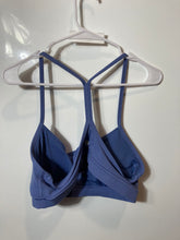 Load image into Gallery viewer, Lululemon Womens Blue Scoop Neck Pullover Activewear Sports Bra Size 12