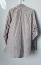 Load image into Gallery viewer, Banana Republic Mens Gray Geometric Long Sleeve Soft Wash Button-Up Shirt Sz XXL