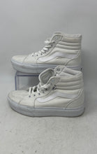 Load image into Gallery viewer, Vans Womens Sk8-Hi 721356 White Lace-Up High Top Sneaker Shoes Size 7