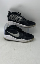Load image into Gallery viewer, Nike Kids Team Hustle D9 AQ4224-001 Black Lace-Up Sneaker Shoes Size 5.5Y