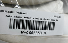 Load image into Gallery viewer, Kate Spade New York Womens Lilly S1120019 White Slip-On Shoes Size 6M