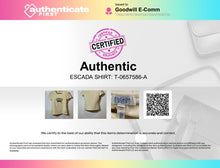 Load image into Gallery viewer, Authentic Escada Sport Womens Ivory Short Sleeve Pullover T-Shirt Size Small