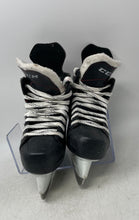 Load image into Gallery viewer, CCM Unisex Kids JetSpeed FT340 Black Leather Lace-Up Ice Hockey Skates Size 1