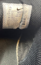 Load image into Gallery viewer, Nike Kids Air Max 90 Black Leather Lace-Up Low Top Sneaker Shoes Size 4Y
