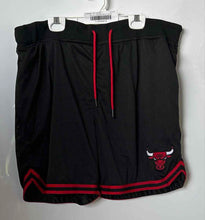 Load image into Gallery viewer, Ultra Game Mens Black Chicago Bulls Drawstring NBA Basketball Shorts Size XL