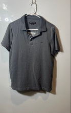 Load image into Gallery viewer, Michael Kors Mens Gray Short Sleeve Collared Polo Shirt Size Medium