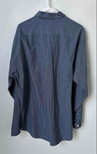 Load image into Gallery viewer, Tommy Hilfiger Mens Blue Plaid Long Sleeve Collared Button-Up Shirt Size Large