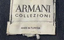 Load image into Gallery viewer, Armani Collezioni Womens Black Pinstripe Pocket High-Rise Trousers Pants No Size