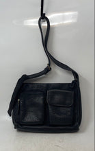 Load image into Gallery viewer, Fossil Womens Black Pebbled Leather Adjustable Strap Shoulder Crossbody Bag