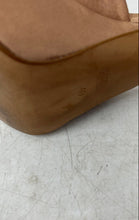 Load image into Gallery viewer, Zara Womens Brown Satin Ankle Strap Buckle Block Platform Heels Size 40