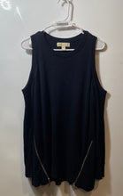 Load image into Gallery viewer, Michael Kors Womens Black Sleeveless Round Neck Pullover Blouse Top Size 1X