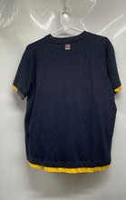 Load image into Gallery viewer, Diesel Mens Blue Yellow Cotton Short Sleeve Crew Neck Pullover T-Shirt Size M