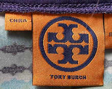 Load image into Gallery viewer, Tory Burch Womens Multicolor Long Sleeve Henley Neck Pullover T-Shirt Size M