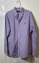 Load image into Gallery viewer, Ralph Lauren Mens Pink Plaid Cotton Long Sleeve Slim Fit Button-Up Shirt Size L