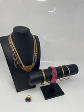 Load image into Gallery viewer, Nine West, Trifari, Liz Claiborne Women Multicolored Necklaces-Bracelets (7 Pcs)
