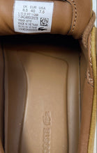Load image into Gallery viewer, Lacoste Mens L 12 12 317 1 CAM Brown Tan Leather Low Top Sneaker Shoes Size 7.5
