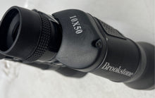 Load image into Gallery viewer, Brookstone Black 10X50 Magnification Coated Optics Multi-Purpose Binoculars