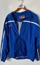 Load image into Gallery viewer, Nike Mens Blue Long Band Sleeve Activewear Full-Zip Track Jacket Size M