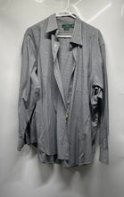 Load image into Gallery viewer, Lauren Ralph Lauren Mens Black White Check Print Long Sleeve Dress Shirt Size XL