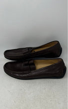 Load image into Gallery viewer, Florsheim Mens Brown Leather Round Toe Slip-On Loafer Shoes Size 46