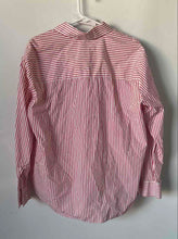 Load image into Gallery viewer, Emporio Armani Womens Multicolor Striped Long Sleeve Button-Up Shirt Size 44
