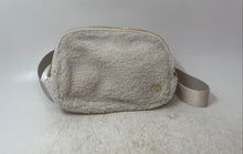Load image into Gallery viewer, Lululemon Womens Everywhere White Plush Fleece Adjustable Strap Zipper Belt Bag