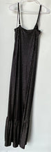 Load image into Gallery viewer, Michael Kors Womens Black Embellished Spaghetti Strap Maxi Dress Size Small