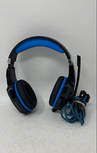 Load image into Gallery viewer, Kotion Blue Black Adjustable Band Wired Gaming Headphone Not Tested