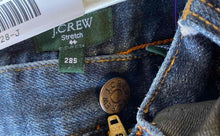 Load image into Gallery viewer, J.Crew Womens Blue Denim Pockets Medium Wash Stretch Straight Leg Jeans Size 28S