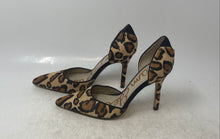 Load image into Gallery viewer, Sam Edelman Womens Delilah Brown Animal Print Slip-On D'Orsay Heels Size 6