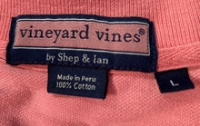 Load image into Gallery viewer, Vineyard Vines Mens Pink Cotton Short Sleeve Regular Fit Polo Shirt Size L