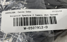Load image into Gallery viewer, Polaroid Spectra 2 Gray Built In Flash Instant Photo Film Camera Not Tested
