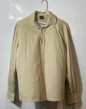 Load image into Gallery viewer, Hugo Boss Mens Brown Cotton Long Sleeve Collared Button-Up Shirt Size Small